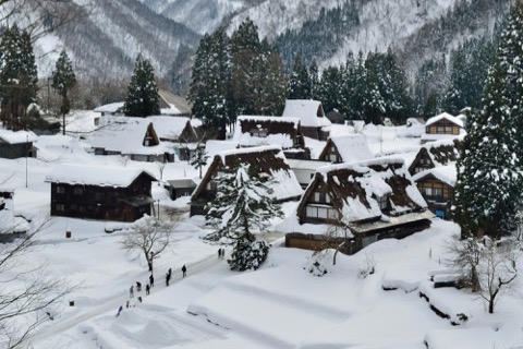 Gassho farmhouse in Ainokura